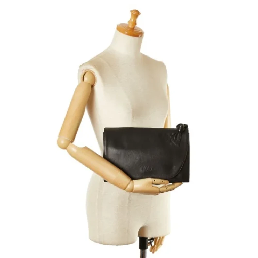Valentino Vintage Pre-owned Leather clutches Black Dames
