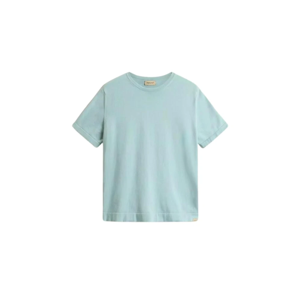 Woolrich Gebreid T-shirt met luxueus design Blue