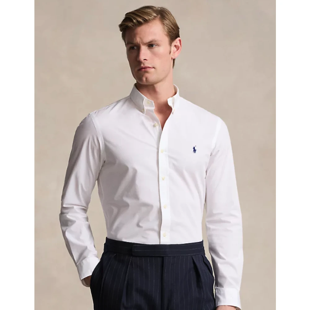 Polo Ralph Lauren Stijlvolle Shirt voor Mannen White Heren