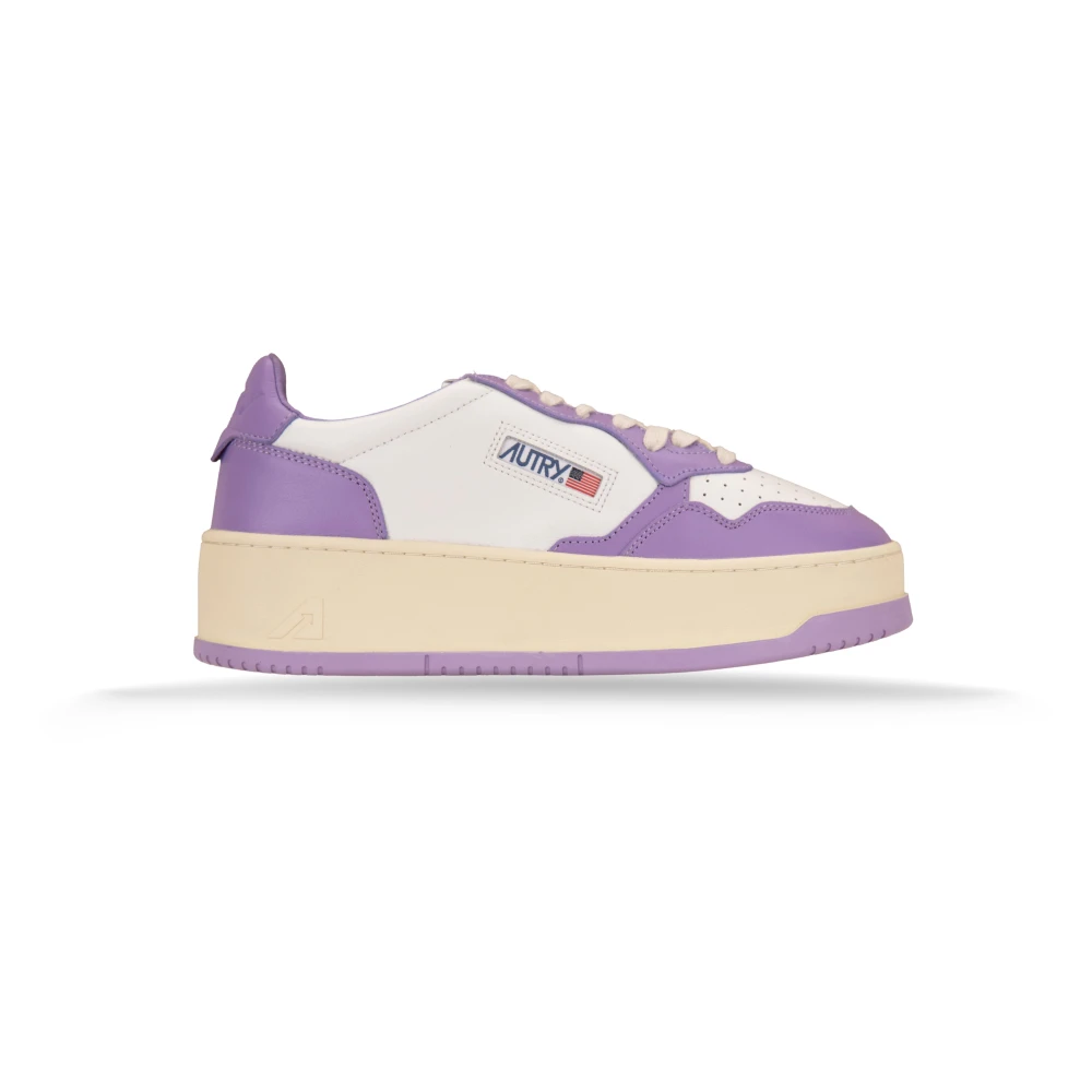 Autry White Sneakers, Female, 6 Uk, Trainers
