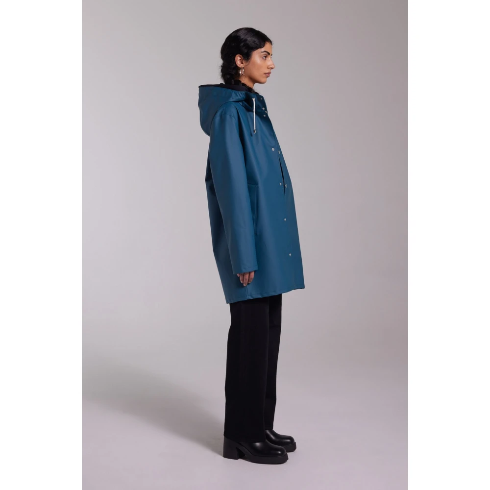 Stutterheim Ultra-Lichte Waterdichte Regenjas Blue Heren