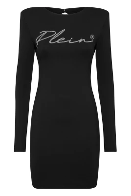 Mini Dress LS Strass Signature