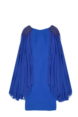 Beaded Shoulders Dress