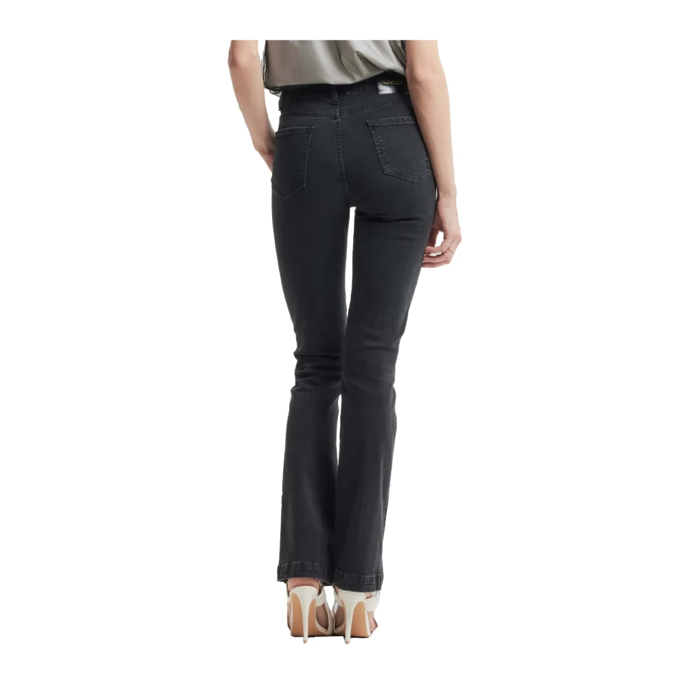 Kocca Metalen Ketting Skinny Katoenen Jeans Blue Dames