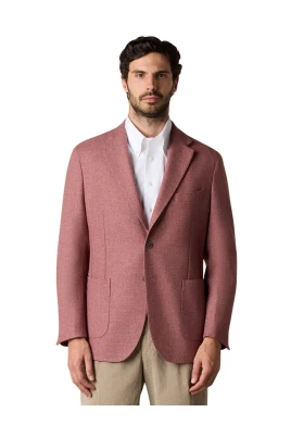 Herringbone Wool Blend Blazer