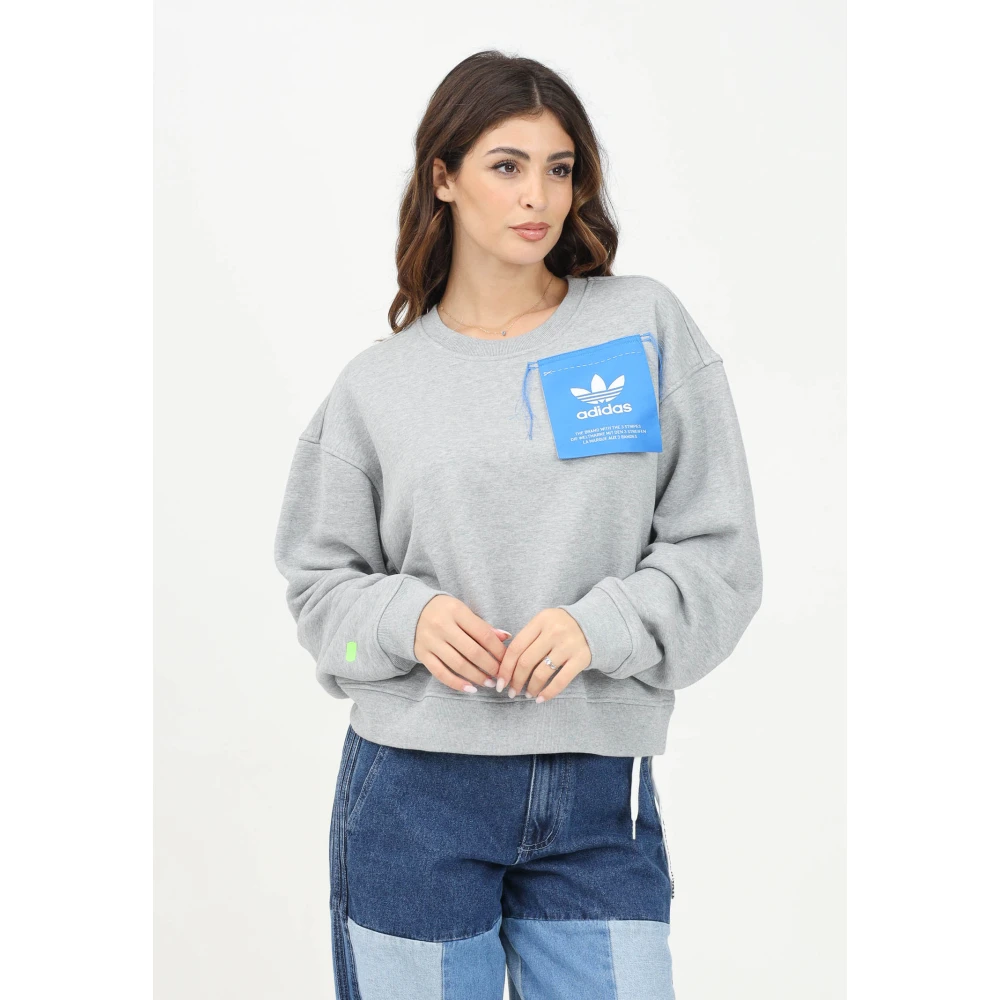 adidas Originals Ksenia Grijze Crewneck Sweater Gray Dames