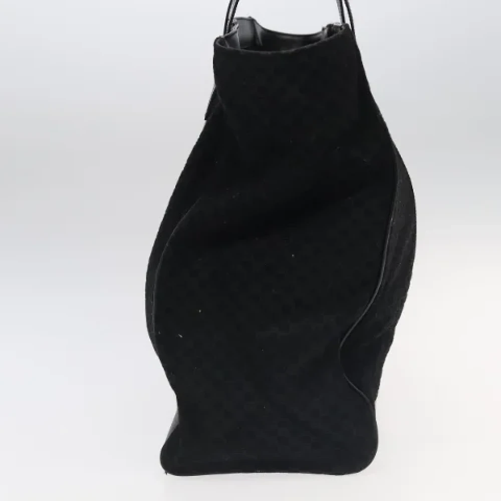 Gucci Vintage Pre-owned Canvas totes Black Dames