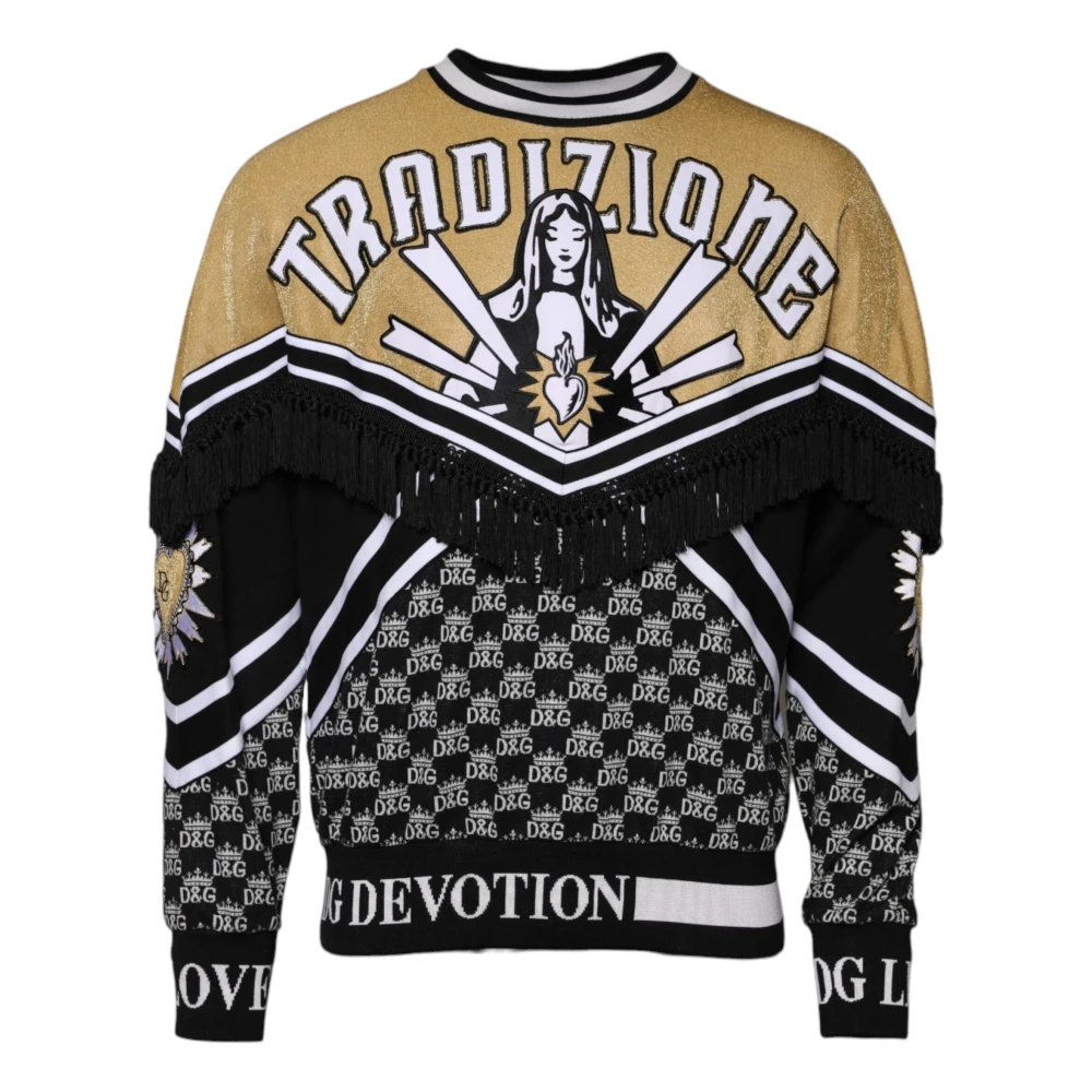 Dolce & Gabbana Men's Multicolor Tradizione Devotion Sweatshirt - Sweatshirts - Xl - Sweatshirts & Hoodies