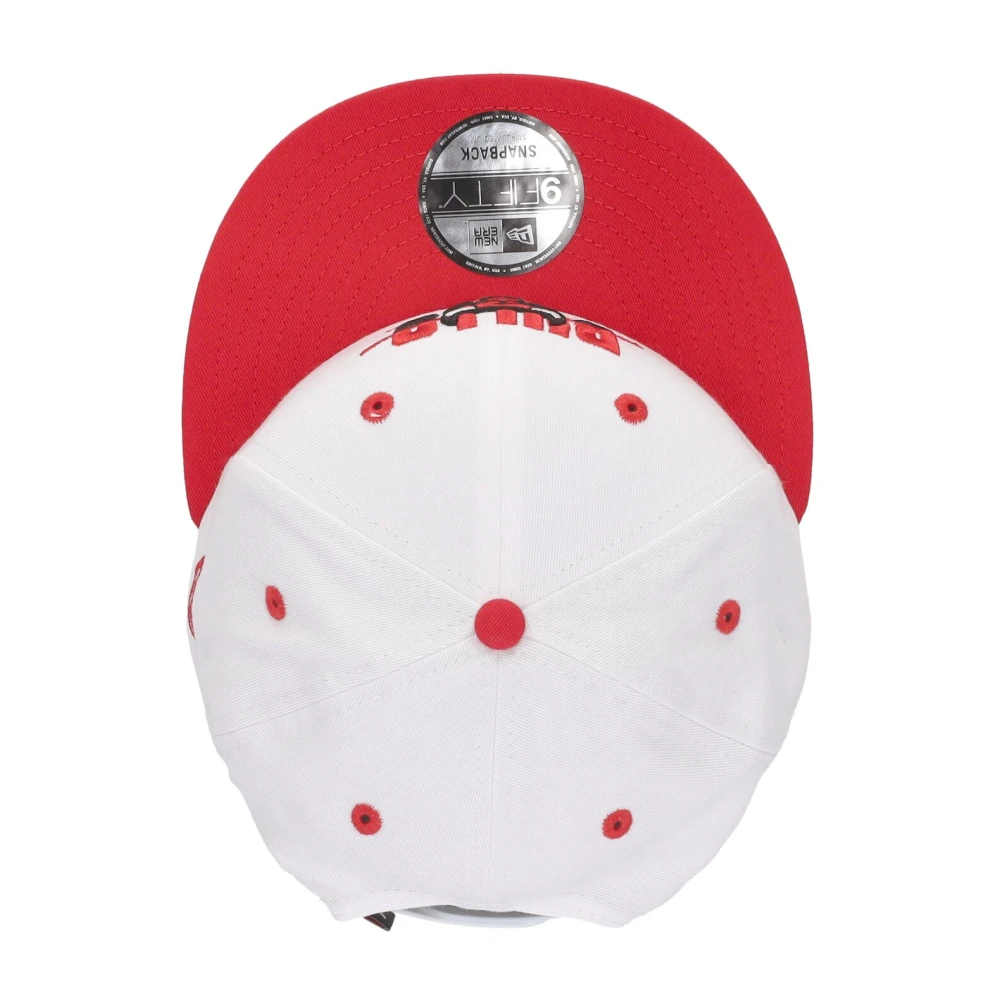 new era Chicago Bulls Platte Klep Pet Wit White Unisex