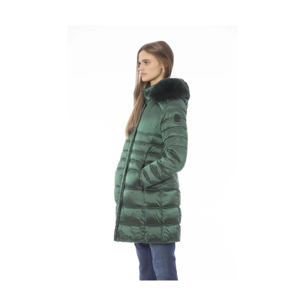 Baldinini Elegante Lange Groene Donsjas Green Dames