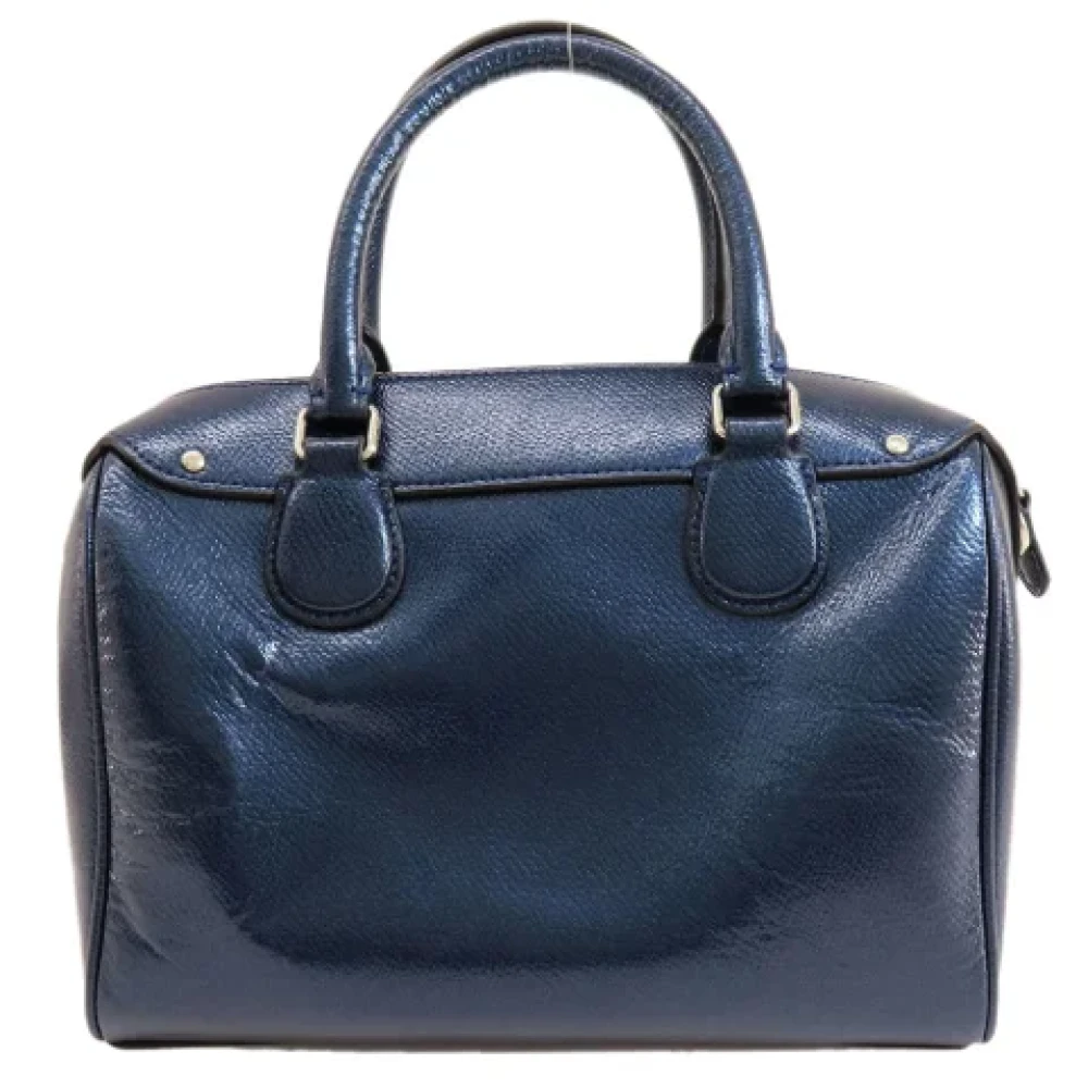 Coach Pre-owned Leather handbags Blue Dames