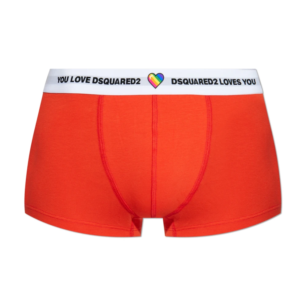 Dsquared2 Boxershorts met logo Orange Heren