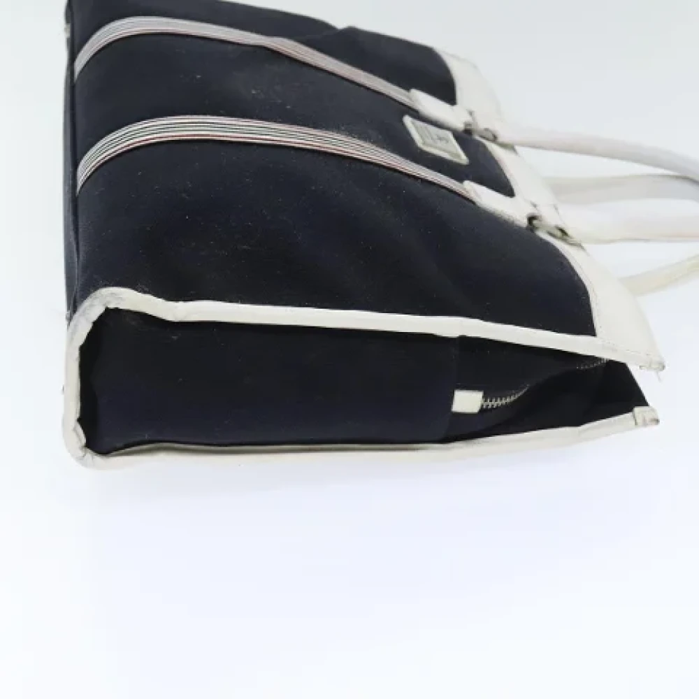 Burberry Vintage Pre-owned Canvas handbags Blue Dames