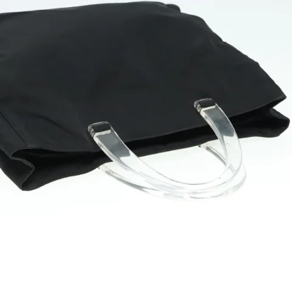 Prada Vintage Pre-owned Leather handbags Black Dames