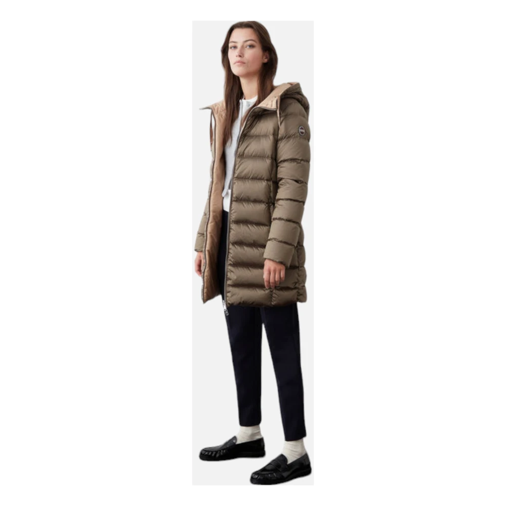 Colmar Reversibele Quilted Jas met Glinsterende Effect Brown Dames