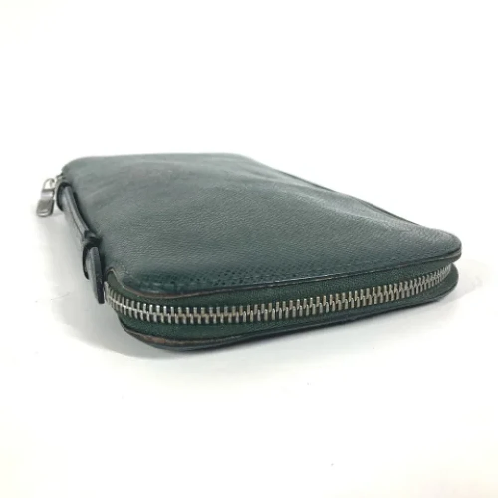 Louis Vuitton Vintage Pre-owned Leather wallets Green Dames
