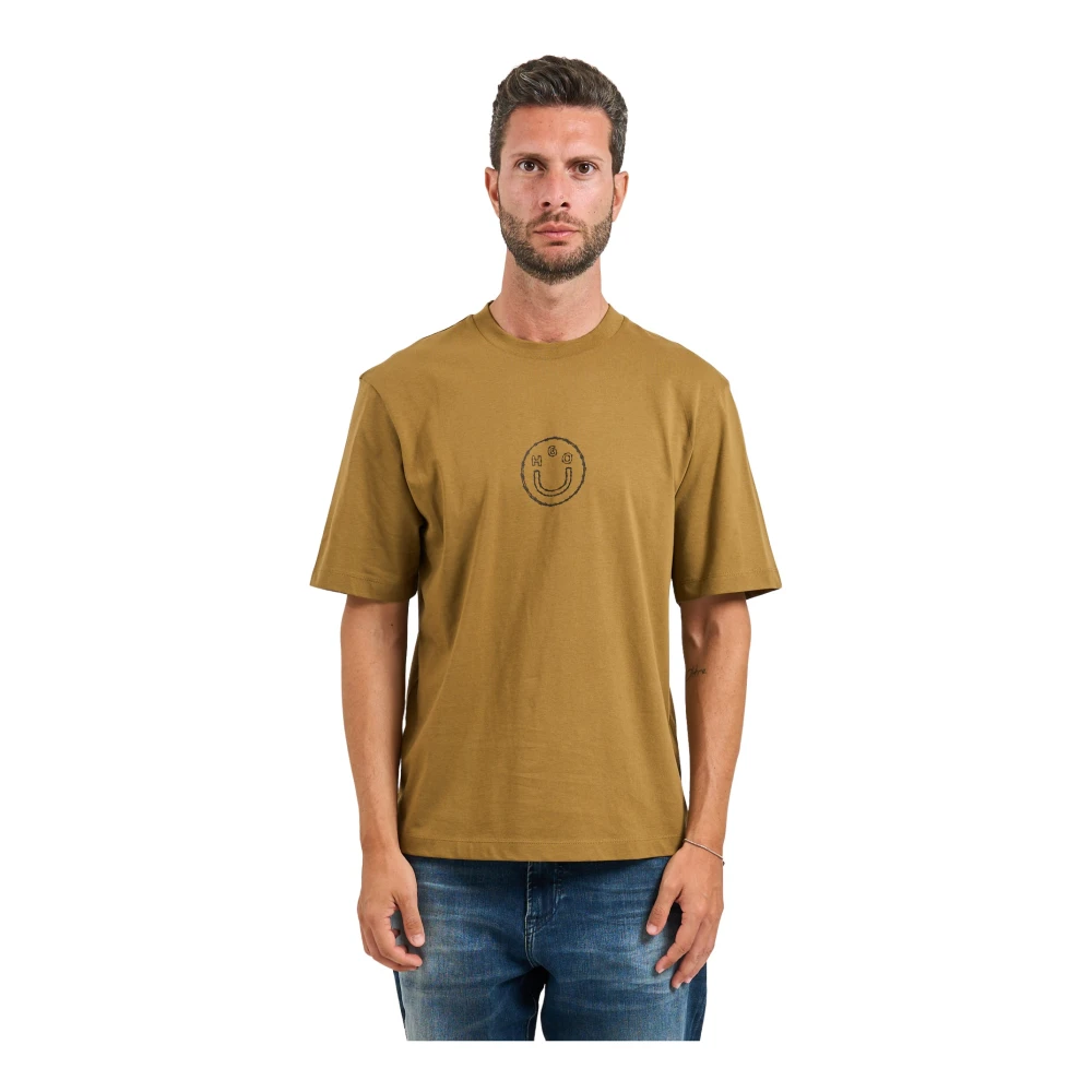 Hugo - Tops > T-Shirts - Green - Hugo - Modalova