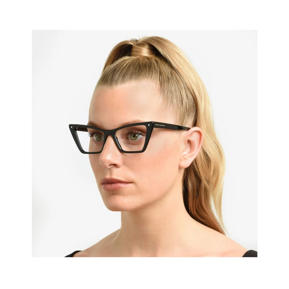 Chiara Ferragni Collection Zwarte zonnebril met elegant design Black Dames