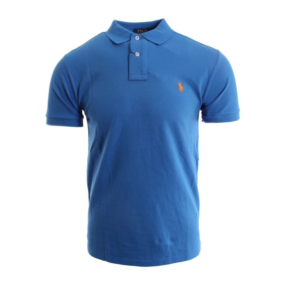 Ralph Lauren Men's Blue Polo Shirts, M, Polo Slim Fit