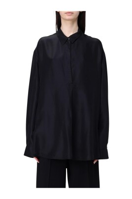 sort-button-up-skjorte-elegant-stil