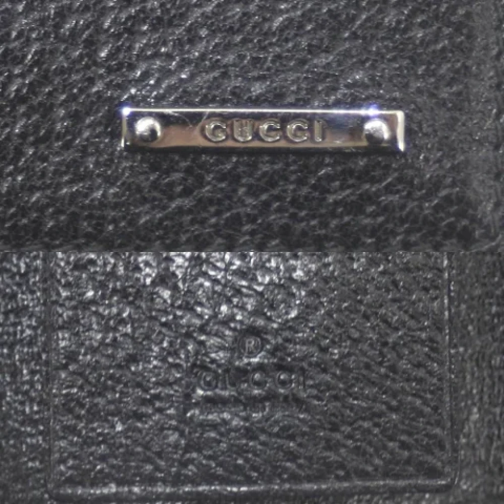 Gucci Vintage Pre-owned Fabric key-holders Black Dames