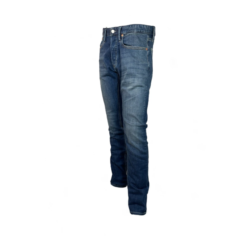 Denham Ridge AWD Straight Fit Jeans Blue Heren