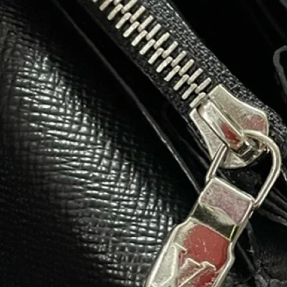 Louis Vuitton Vintage Pre-owned Leather wallets Black Dames