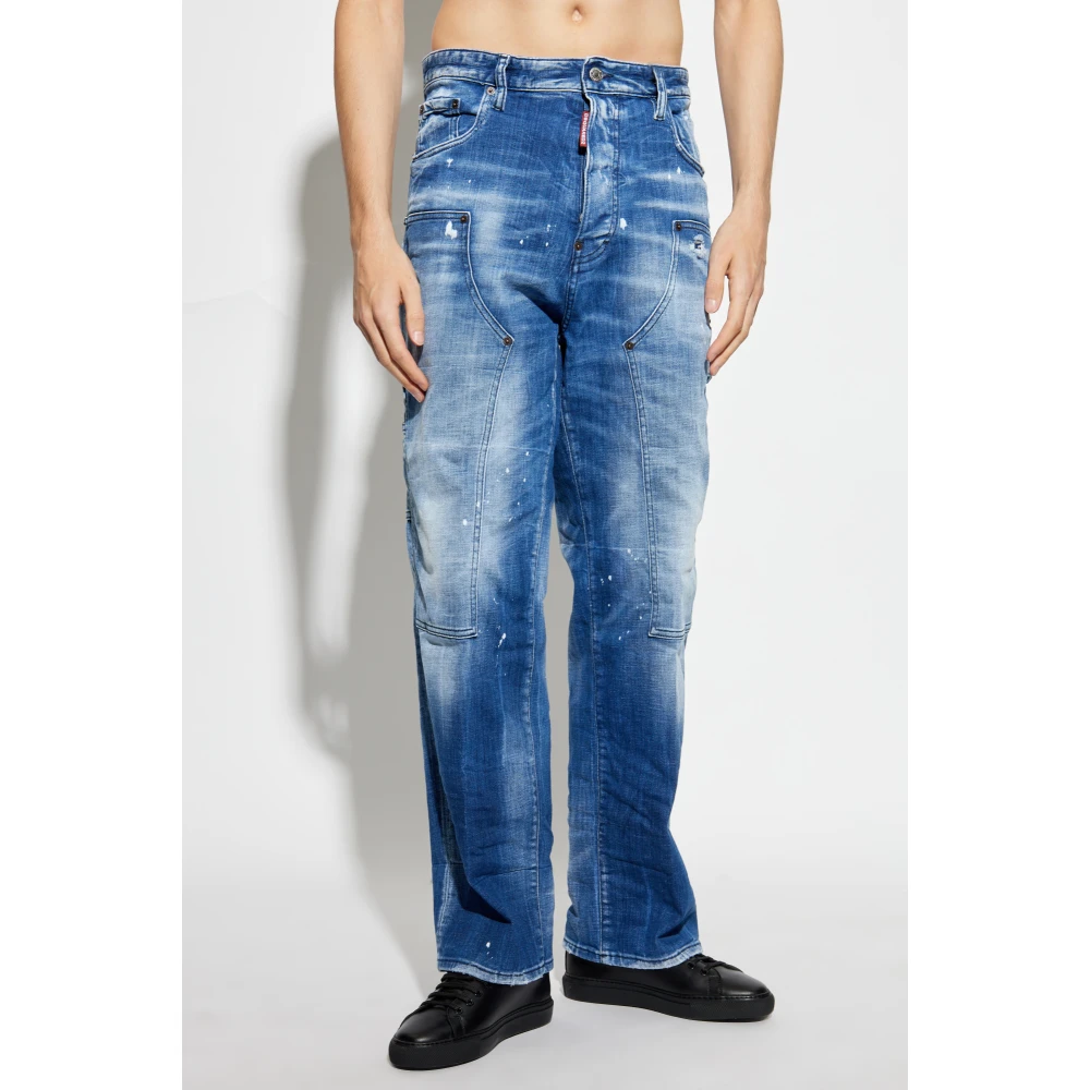 Dsquared2 Jeans Loose Blue Heren