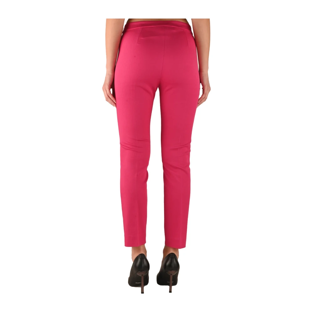 Pennyblack Slim Cigarette Broek in Stretch Faille Pink Dames