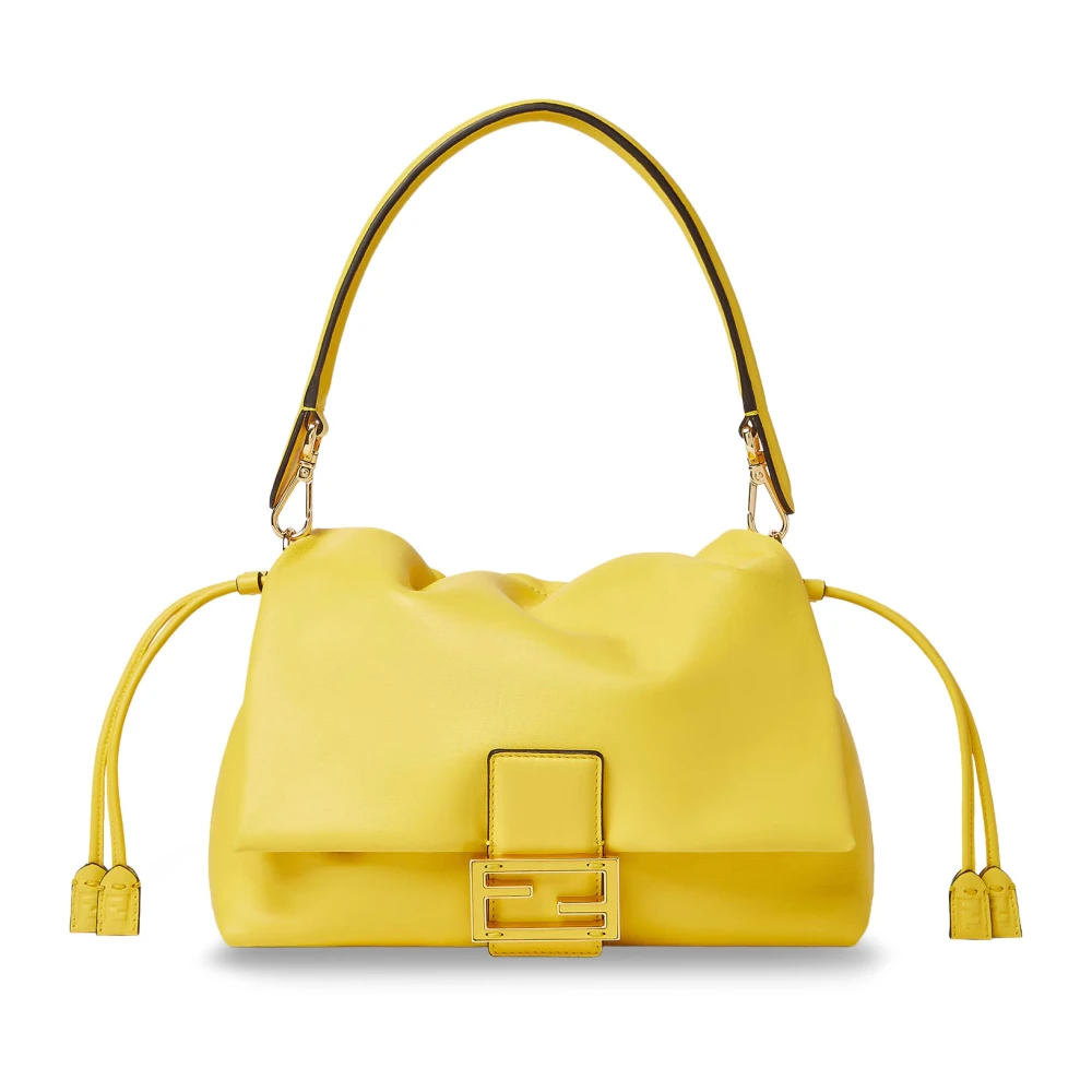 Fendi Women's Yellow Handbags, One Size, Mamma Baguette Medium
