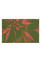 echarpe-unisexe-rose-en-coton-et-lin-avec-motif-floral
