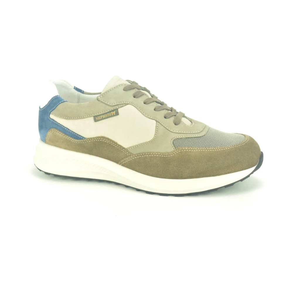 Mephisto Taupe Runner Tapijt Heren Schoenen Grijs