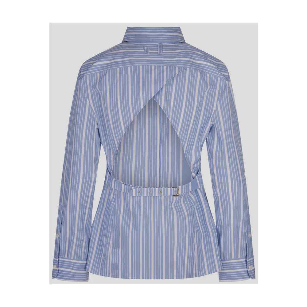 Jacquemus Stijlvolle Pak Overhemd Blue Dames