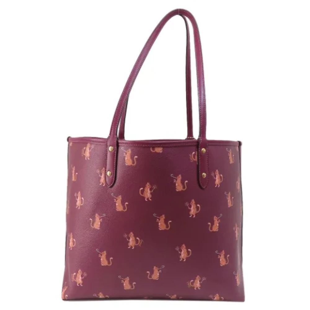Coach Pre-owned Plastic totes Purple Dames