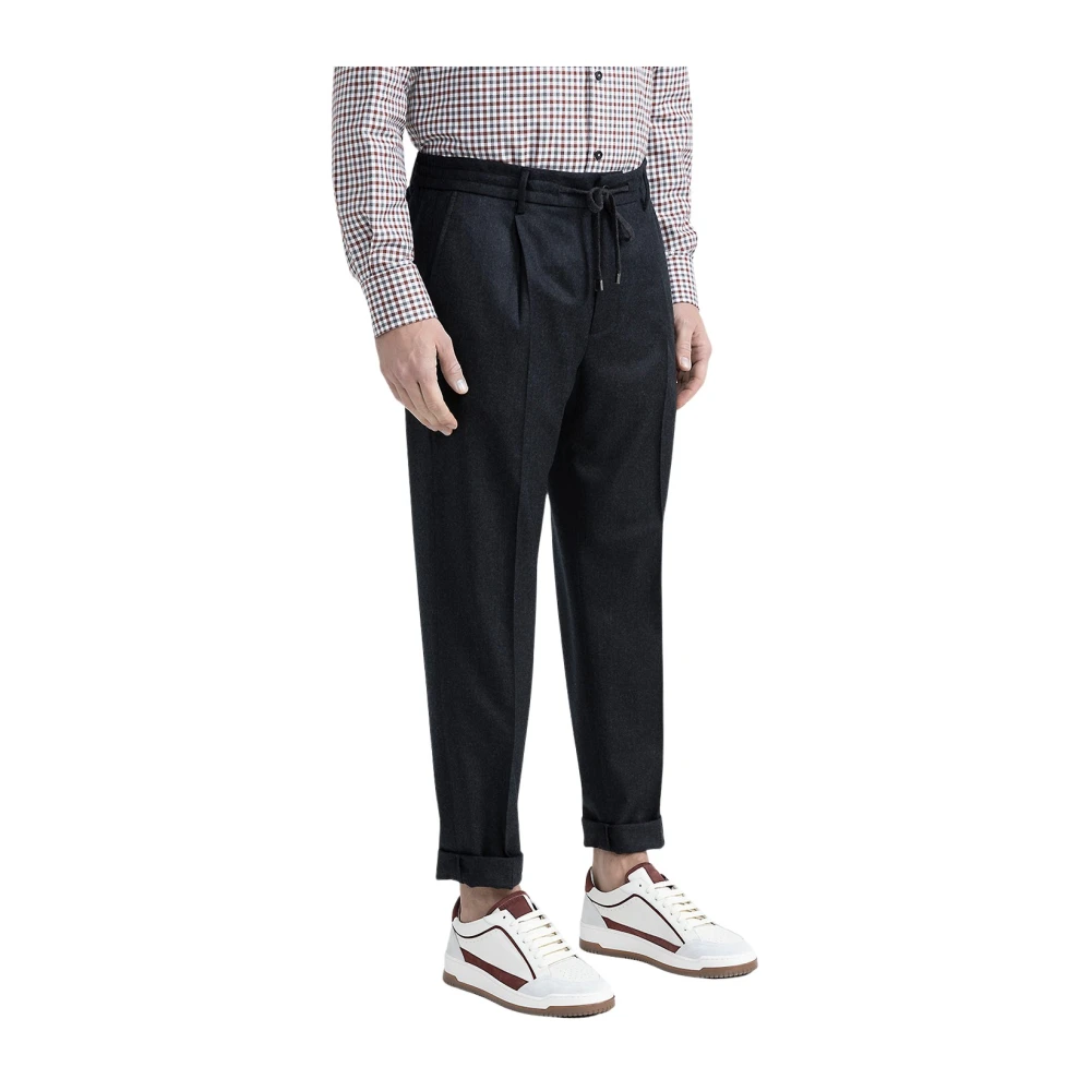 PESERICO Pure nieuwe wol joggers Gray Heren