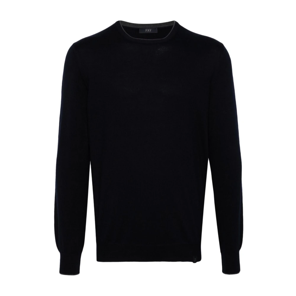 Knitwear > Round-neck Knitwear - - Fay - Modalova