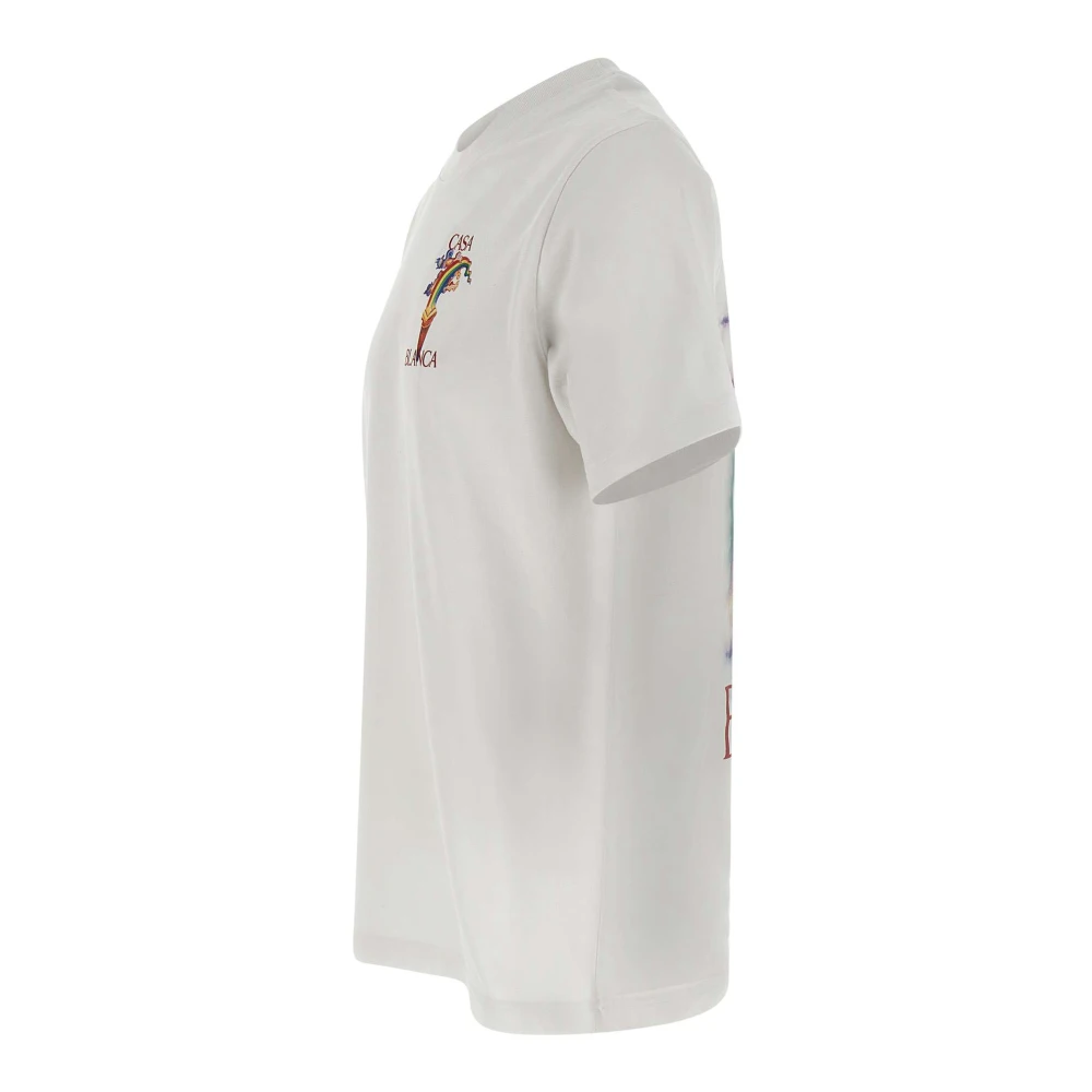 Casablanca Nature Teacher T-shirt Wit White Heren