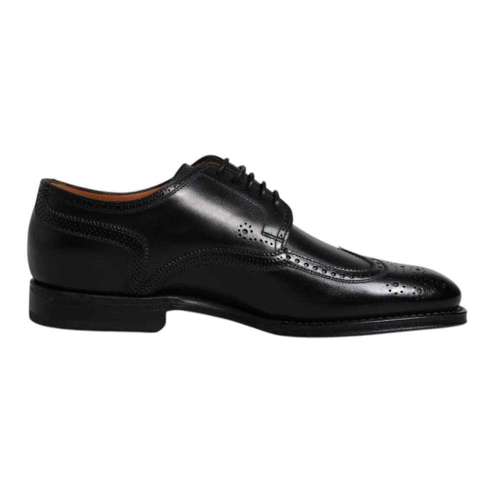 Dolce & Gabbana Men's Black Formal Derby Wingtip Shoes
