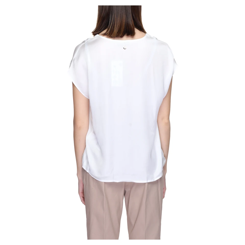 RINASCIMENTO V-Hals Blouse Lente Zomer White Dames