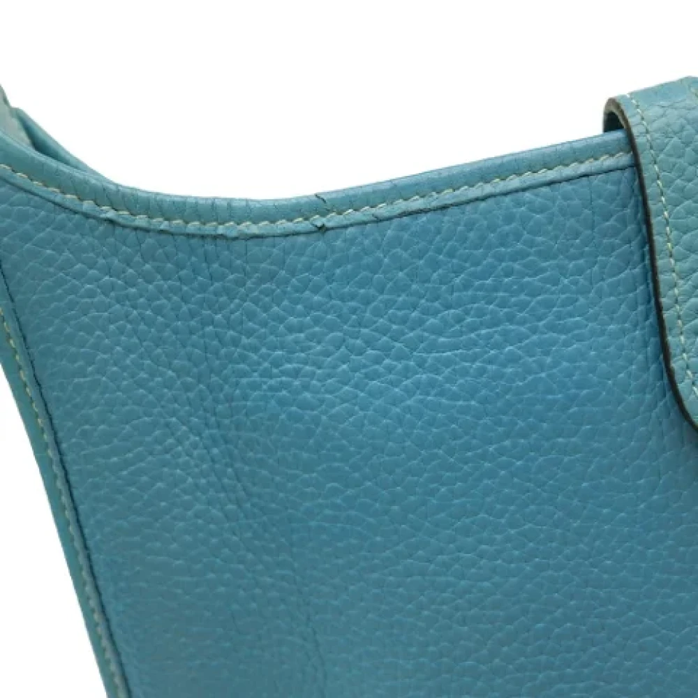 Hermès Vintage Pre-owned Fabric shoulder-bags Blue Dames