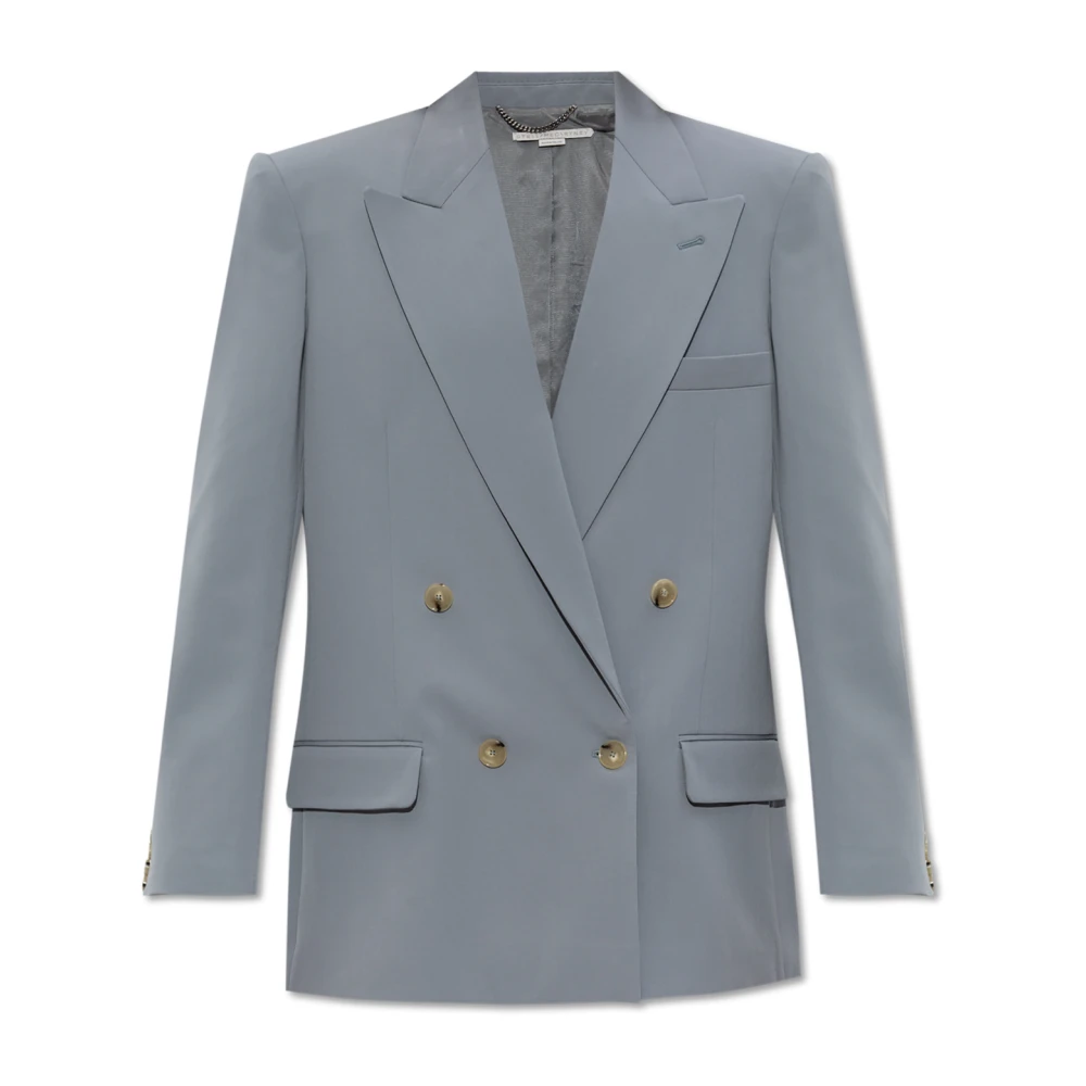 Stella Mccartney Double-breasted blazer Gray Dames