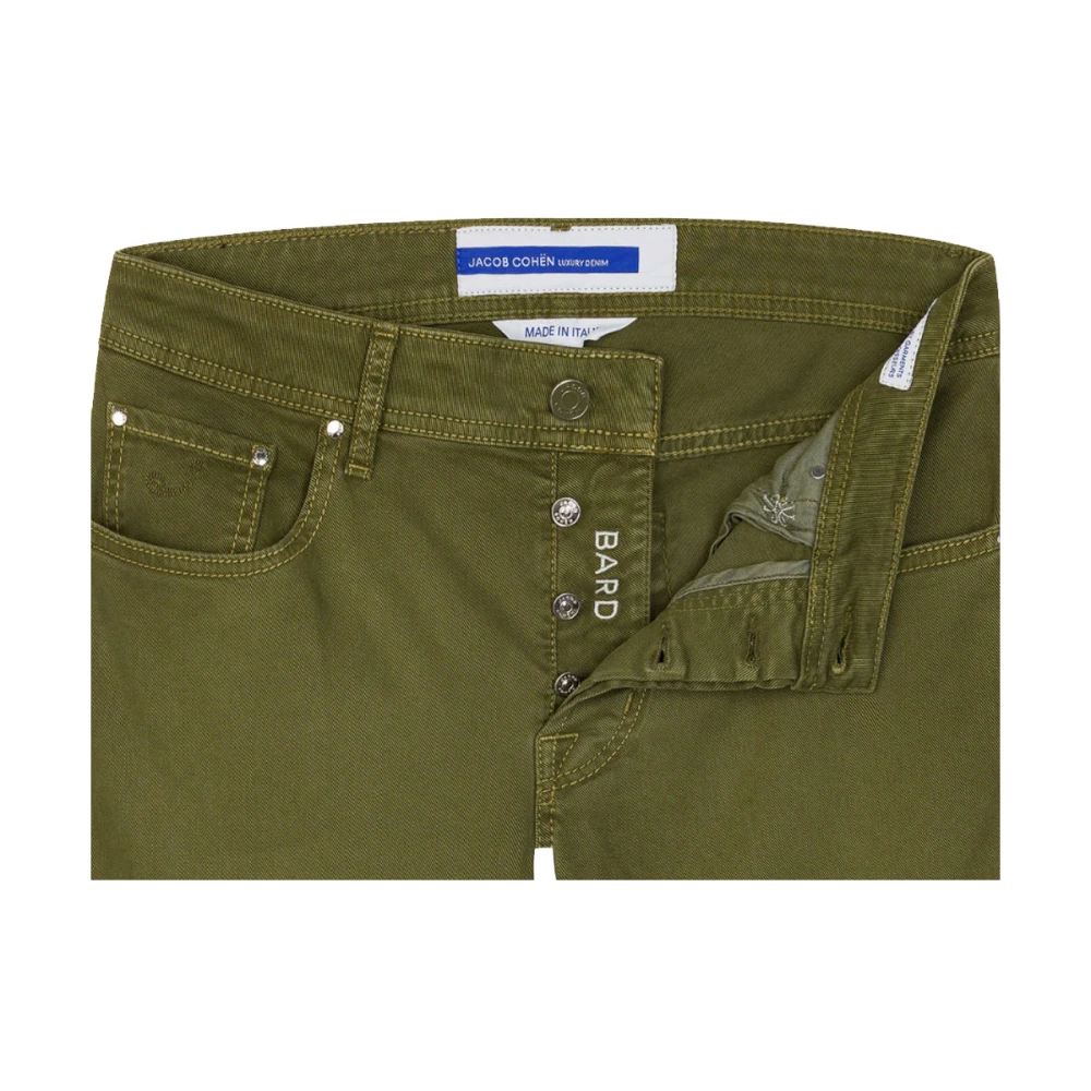 Jacob Cohën Slim Fit Bard Broek Green Heren