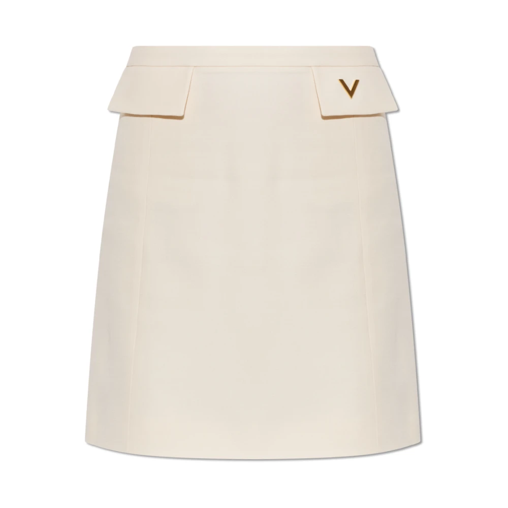Valentino Garavani Donna Beige - Gonna Con Tasche - Skirts - M