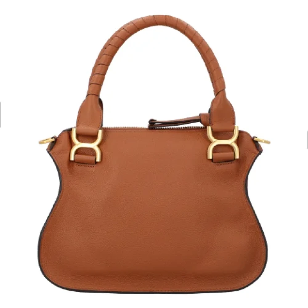 Chloé Leather handbags Brown Dames