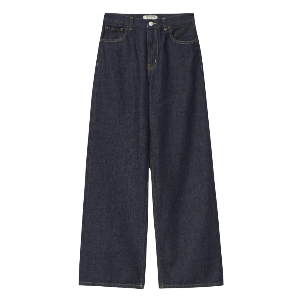 Carhartt Wip Women's Blue Wide Jeans, W27, Jane Pant