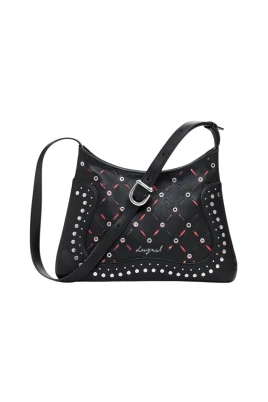 Svart Damväska med Studs