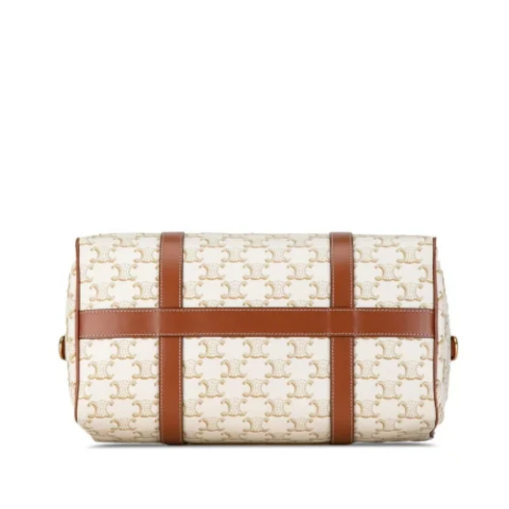 Celine Vintage Pre-owned Plastic shoulder-bags Brown Dames