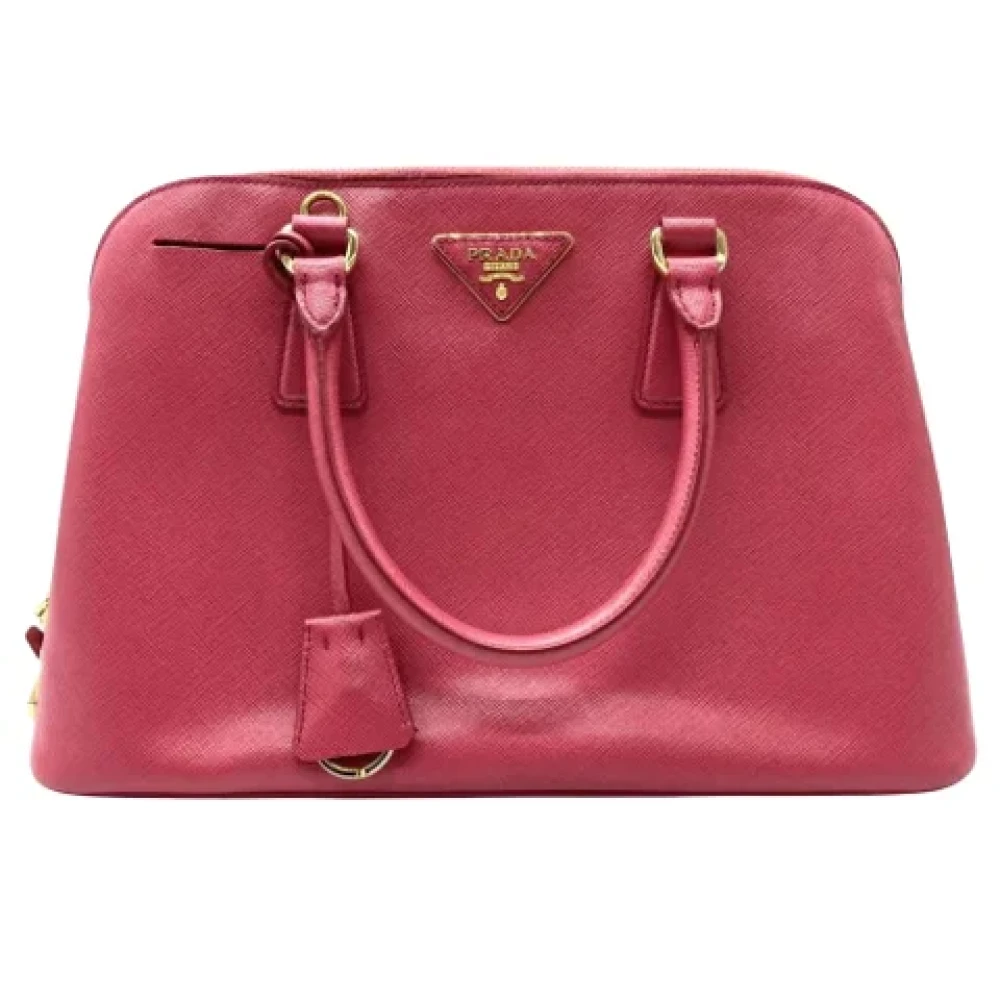 Prada Vintage Pre-owned Leather prada-bags Pink Dames
