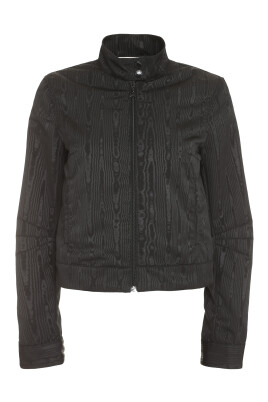 moire-fabric-jacket-with-rubber-logo