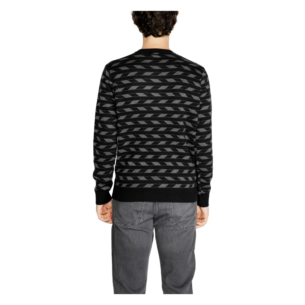 Antony Morato Heren Mohair Wol Trui Black Heren